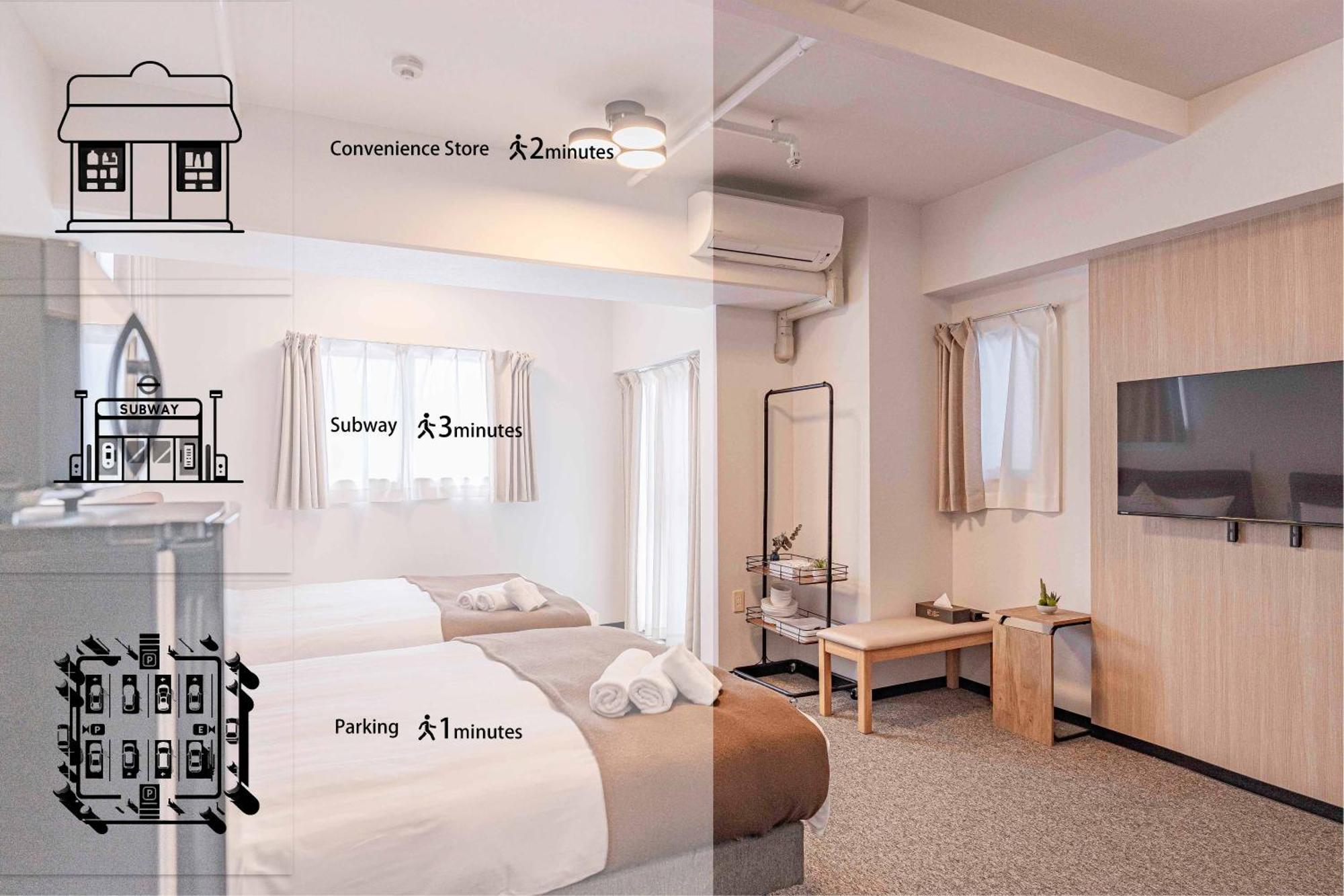 Apartemen B&tsutenkaku Osaka